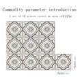 thumbnail image 7 of 10 PCS Peel and Stick Floor Tile, 6"x6" Vinyl Moroccan Style Floor Tiles, Removable and Waterproof Flooring Tiles for Renters, Stick on Floor Tiles for Bathroom, Kitchen, Staircase, 7 of 7