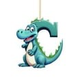 thumbnail image 1 of Riforla Dinosaur 26 Letters Acrylic Pendant Home Decoration Car Pendant Backpack Pendant Hangs C, 1 of 4