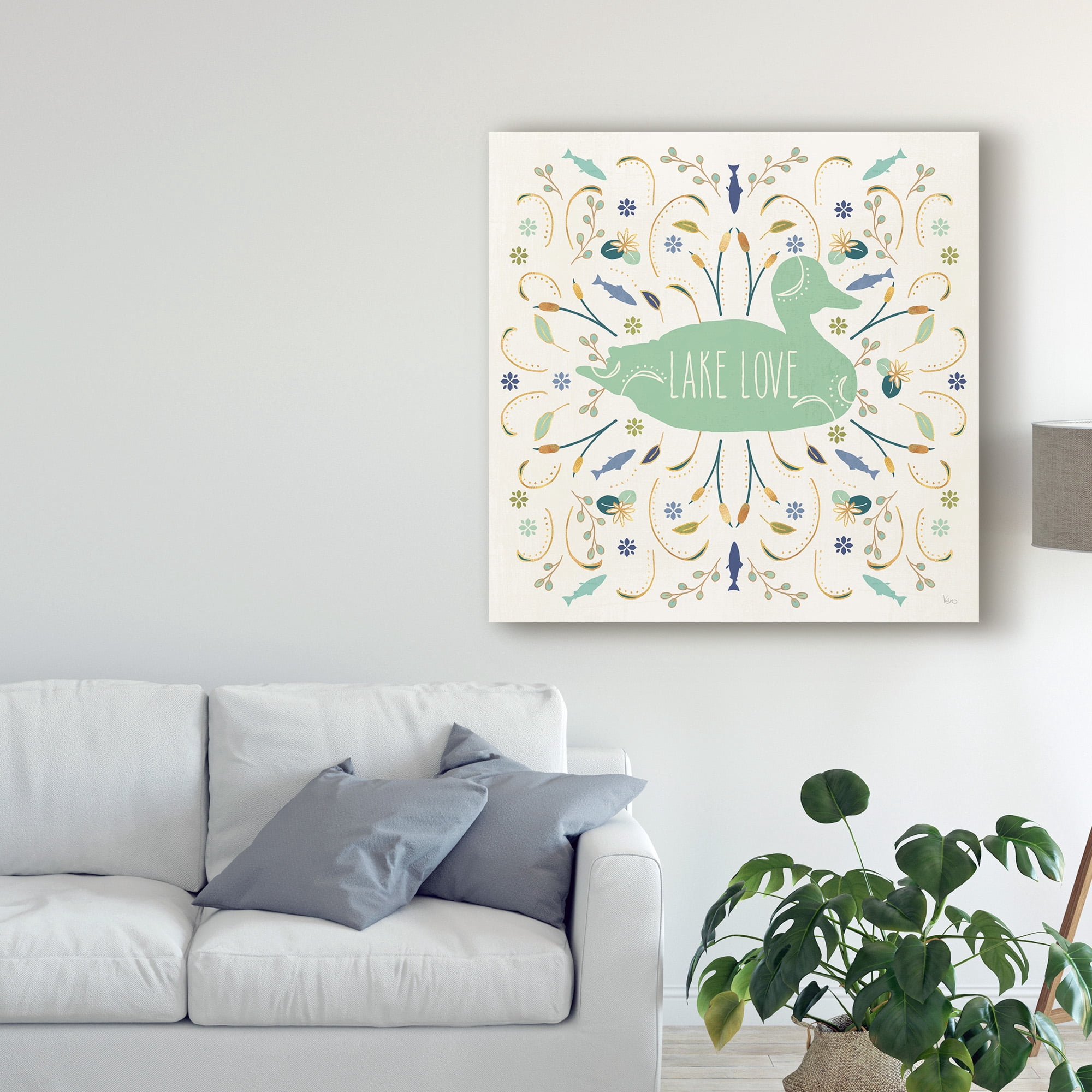 Trademark Fine Art 'Otomi Lake II' Canvas Art by Veronique Charron