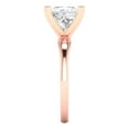 thumbnail image 3 of 2.5 ctw Solitaire Anniversary Ring for Women | Princess Cut Moissanite | Hyperallergenic Solid 14K Rose Gold, 3 of 5