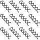 thumbnail image 1 of 20 piezas de pasador de pelo en espiral Brillar negro Electrónica, 1 of 5