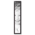 thumbnail image 2 of ArtToFrames 7" x 38" Sloped Dark Walnut Picture Frame, 7x38 inch Brown Wood Poster Frame (WOM-4820), 2 of 7