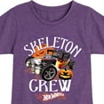 thumbnail image 3 of Hot Wheels - Halloween - Skeleton Crew - Toddler & Youth Girls Short Sleeve Graphic T-Shirt, 3 of 5