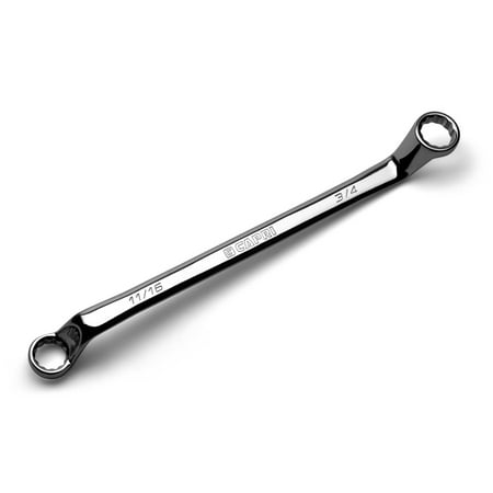 UPC: 0886352119757 | Capri Tools 11/16 x 3/4 in. 75-Degree Deep Offset Double Box End Wrench