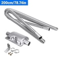 thumbnail image 2 of Air Diesel Heater Parking Exhaust Pipe Stainless Steel with Silencer Muffler, 2 of 12