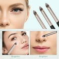 thumbnail image 3 of Juego de brochas de maquillaje Unique Bargains 3 uds corrector de brillo facial cepillo difuminador de ojos, 3 of 7