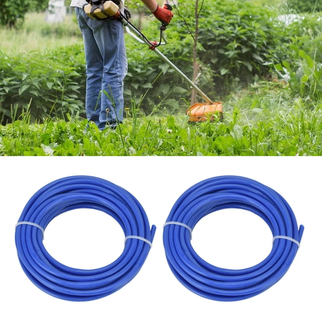 2PCS Blue Nylon 4mm String Trimmer Line Round String Trimmer Line String Trimmers Lawn Mower Accessories For