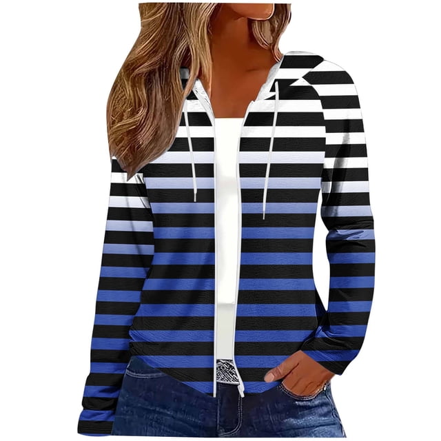 Cardigan pour Femmes, Décontracté Ample Uni à Manches Longues avec Fermeture Éclair et Capuchon, Cardigan pour Femmes