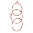 thumbnail image 3 of Musical Instrument Accessories, Smooth Practical Guitar Strings, Acoustic Guitar Guitar Beginners Classic Guitar for Folk Guitar Guitar Lovers 3Set Rose Copper Strings, 3 of 7