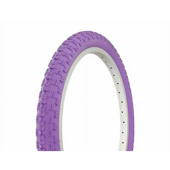 Tire Duro 20" x 2.125" Purple/Purple Side Wall HF-143G. Bicycle tire, bike tire, lowrider bike tire, lowrider bicycle tire
