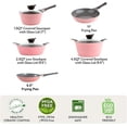 thumbnail image 2 of Neoflam Eela 8-Piece Nonstick Cast Aluminum Cookware Set with Lid, 2 of 5
