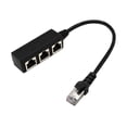 thumbnail image 3 of Methold Ethernet Adapter Splitter Cable Professional Reusable Cables LAN Splitters Network Portable for Computer Accessories Type3 NO3, 3 of 6