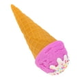 thumbnail image 4 of Cono de helado artificial, postre realista, modelo de cono de helado falso, juguetes de helado de simulación, comida falsa para el hogar, gabinete de cocina, vitrina, accesorio de fotografía, 4 of 7