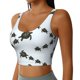thumbnail image 2 of Fotbe Sea Turtle Sujetador Deportivo Largo sin Aros para Mujer con Almohadillas y Soporte Medio, Transpirable y Absorbente, Camiseta Tipo Chaleco o Tank Top-XX-Large, 2 of 8