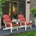 thumbnail image 7 of Aoodor Outdoor Adirondack Chair Cushions Set of 2, Water Resistant High Back Patio Rocking Chair Cushion, 7 of 7