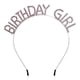 thumbnail image 1 of CHAO Diadema de cumpleaños para niña, tiara de cumpleaños para mujeres y niñas, corona de princesa de feliz cumpleaños, accesorios de feliz cumpleaños con diamantes de imitación, rosa, 1 of 5