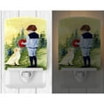 thumbnail image 2 of Caroline's Treasures SS8530CNL Little Boy with his Golden Retriever Ceramic Night Light, 6x4x3", multicolor, 2 of 2