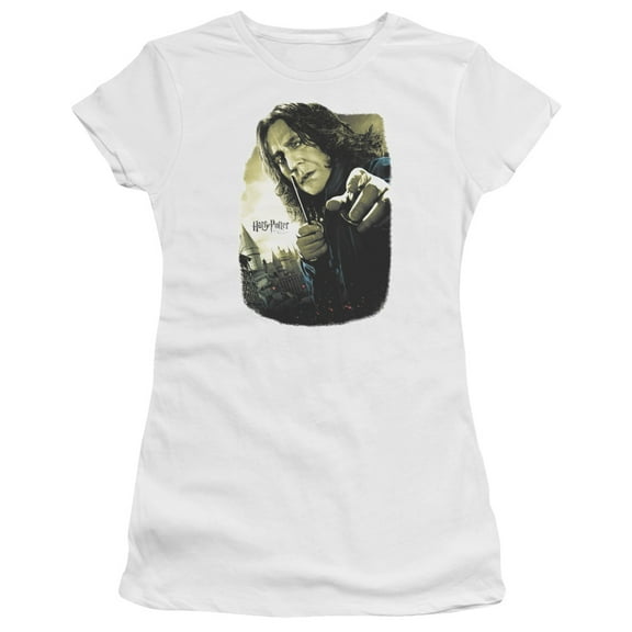 Harry Potter Snape Poster S/S Junior Women's T-Shirt Sheer White