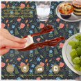 thumbnail image 6 of Pioneer Flower Floral Print Pattern Round Tablecloth 60 X 60 Inch, Wrinkle Resistant Wipeable Table Cloth for Kitchen Dining Picnic Patio Party, 6 of 6