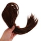thumbnail image 3 of Extensiones de cabello natural con clip, flequillo castaño oscuro, ligeras e invisibles para mujeres con cabello fino, 3 of 8