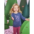 thumbnail image 2 of Garanimals Toddler Girl Long Sleeve Graphic T-Shirt, Sizes 18M-5T, 2 of 5