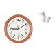 thumbnail image 1 of Reloj de pared con pájaro cantor, animal decorativo, estatua de caballo, material de cerámica PP, adecuado para sala de estar, dormitorio, cocina, ofi, 1 of 8