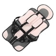 thumbnail image 4 of Asiento de seguridad para niños Asiento portátil de coche simple Correa ajustable plegable Accesorios de viaje Asiento protector Rosa, 4 of 12