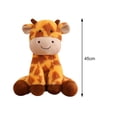 thumbnail image 4 of Muñeco de estatuilla de ciervo de dibujos animados, juguete de peluche suave creativo cómodo decorativo para café sofá regalo de cumpleaños decoración 45cm Fernando Muñeco de peluche de ciervo, 4 of 8
