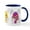 White/Navy Inside, variant on CafePress - Easter Bunny Eggs Mug - 11 oz Ceramic Mug - Novelty Coffee Tea Cup