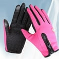 thumbnail image 3 of Zhaomeidaxi Winter Gloves Fingers Warm Gloves Zipper Anti Slip Windproof Waterproof Cycling Riding Running Work for Men Women Men Women, 3 of 8