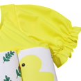 thumbnail image 5 of Esho Little Boys Girls One Piece Rashguard Float Suit With Swim Cap, Kids Floral Cartoon Zip up Buoyancy Swimsuit + Hat, 2 Pieces, 2-6 Years, 5 of 6
