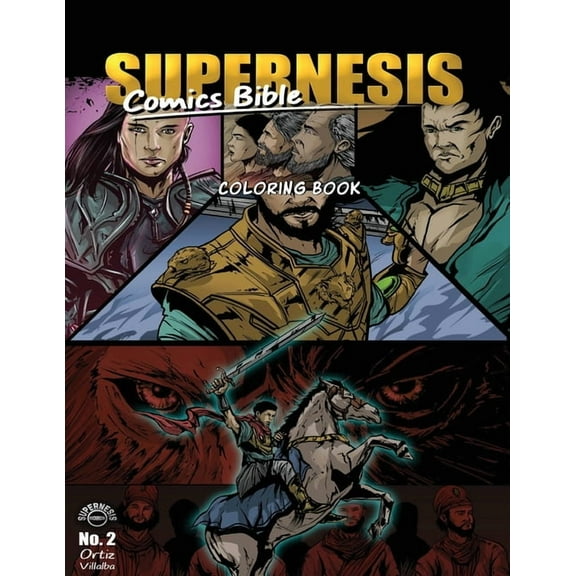 Supernesis Coloring Book Supernesis Comics Bible No. 2: Coloring Book, Book 2, (Paperback)