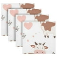 thumbnail image 5 of Satin Polyester Napkins - 20x20 InchSingle-Sided Printed Napkins, 1-Piece/4-Piece/6-Piece Set, DIY Personalized Table Setting，Many Cows, 5 of 8