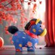 thumbnail image 5 of Juguetes de piscina, juguetes para bebés, juguetes para niños pequeños, figura de peluche de caballo del año 2026 - Caballo de peluche suave y adorable para decorar el coche o el año chino., 5 of 6