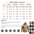 thumbnail image 2 of Hsovts Men’s Military Outdoor Tactical Soft Shell Jackets Hooded Waterproof Windproof Fleece Lined Coat For Hiking Winter Beige L, 2 of 4