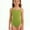 Green, variant on Girls Jumpsuits Solid Color Backless Spaghetti Strap Ballet Leotard Gymnastics Practice Dancewear Comfortable Girls Romper Size 2-3Y