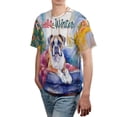thumbnail image 4 of Watercolor Hello Winter Boxer Chill Christmas Welcome All Over Print 3D Shirt Unisex Merch Boxers Dog Lover Gifts Idea - 00016, 4 of 6