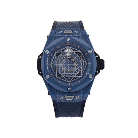 Hublot Big Bang Sang Bleu II 45mm Ceramic Blue Dial Watch 415.EX.7179.VR.MXM19
