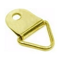 thumbnail image 3 of Wideskall 1/2" inch Small D Ring Picture Hanger Hook with Screws Hanger Brass Pack of 100, 3 of 3