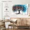 thumbnail image 4 of Elephant Stock Tree Of Optimism Wall Art - Horizontal Multi Panel Canvas - Living Room Wall Decor - Floral And Botanical Multi Panel - Gray And Gold Decor By Ashvin Harrison - 23" x 14", 4 of 4