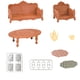 thumbnail image 2 of onlyliua Liquidación de Rebajas de Hoy Casa de Muñecas, Muebles En Miniatura, Muebles En Miniatura, Modelo de Niña, Sofá, Mesa de Té, Sala de Estar, Juego de Bricolaje, Regalos de Cumpleaños para Niñ, 2 of 6