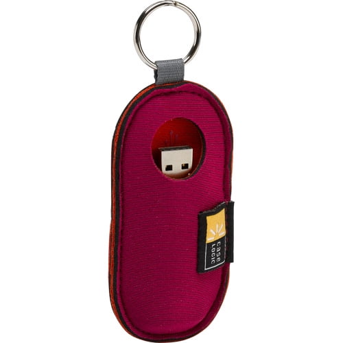 Case Logic USB Flash Drive Case, Magenta