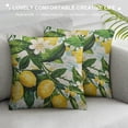 thumbnail image 3 of FUMJ  Lemon Throw Pillow Cover Fruits and Leaves Floral  Fabric for Couch Bed Sofa Car Waist Cushion Cover  Pillow Case, 3 of 5