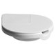 thumbnail image 1 of Injueey Cenicero debajo de la mesa, soporte giratorio para cenizas, oficina, sala de estar, portátil, reutilizable, pasta, escritorio, Suministros de limpieza para el hogar Blanco, 1 of 6