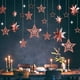 thumbnail image 1 of Guirnalda de estrellas con purpurina dorada rosa, decoración colgante para fiesta de estrellitas brillantes, banderines para cumpleaños, baby shower, despedida de soltera, boda, Navidad, compromiso y, 1 of 7