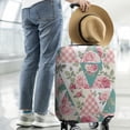 thumbnail image 2 of Pioneer Flower Floral Print Pattern Luggage Cover Fashion Suitcase Cover Baggage Covers Fit 25-28 Inch Luggage (Go Travel), 2 of 5
