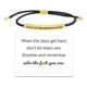 thumbnail image 1 of NO DEJES QUE LOS DÍAS DIFÍCILES GANEN Pulsera Motivacional Tubo -, 1 of 7