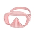 thumbnail image 4 of Máscara de buceo con esnórquel, gafas antivaho, visión amplia, profesional, portátil, con protector nasal, para natación, para mujeres, hombres, Rosa, 4 of 8