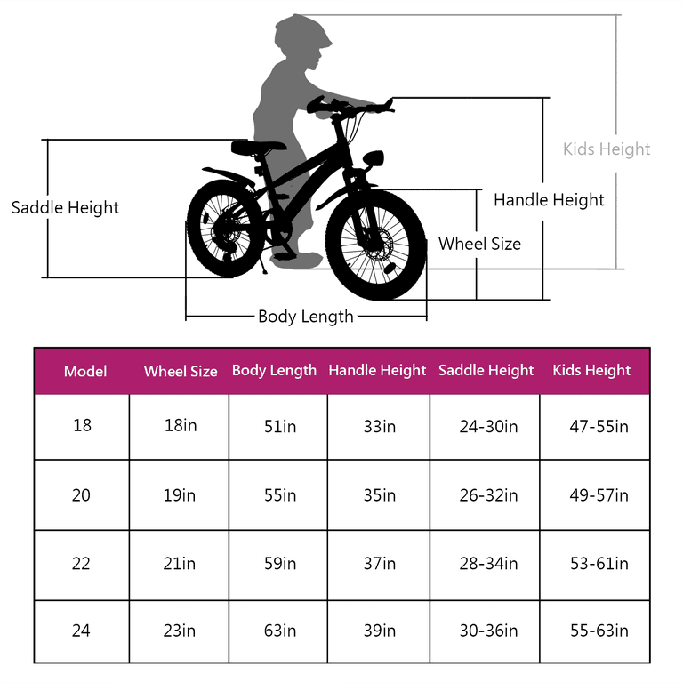 Alvantor 24" Kids Mountain Bike with LED Lights, Silver photo 2