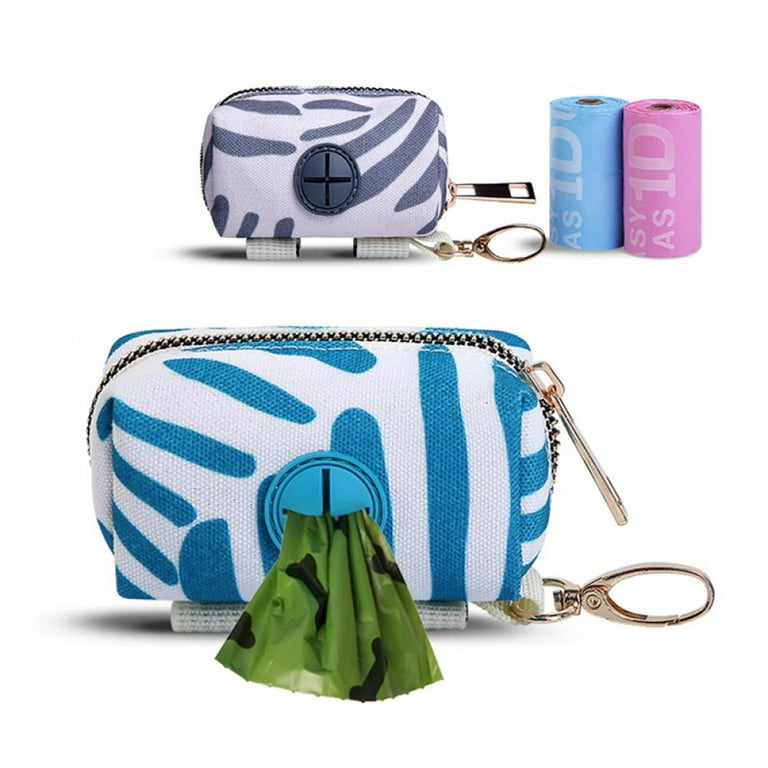 Iseeya Dog Poop Waste Bag Holder Dog Bag Holder With Metal Buckle for Leash Attachment for Outdoor Walking Running or Hiking